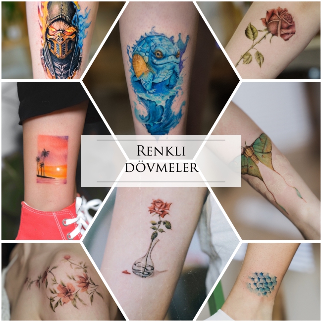 Renkli Dövmeler